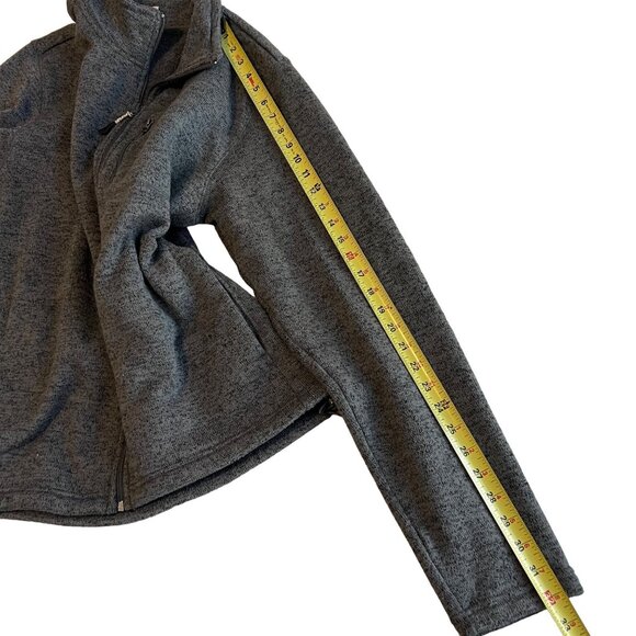 Magellan Knit Jacket Mens Grey Full Zip Lightweight Zip Pockets Collared Size L - Picture 10 of 14